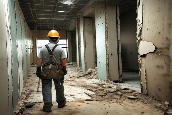 專業拆除團隊進行店面裝修拆除