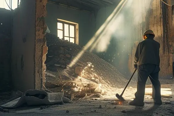 揚(yáng)州舊房拆除施工現(xiàn)場實(shí)拍圖