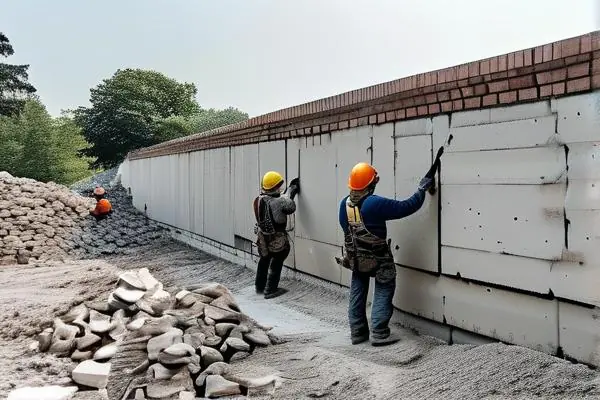 施工人員正在進行老房拆除作業