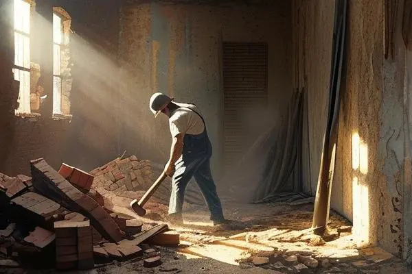 老房拆除施工現(xiàn)場實拍圖