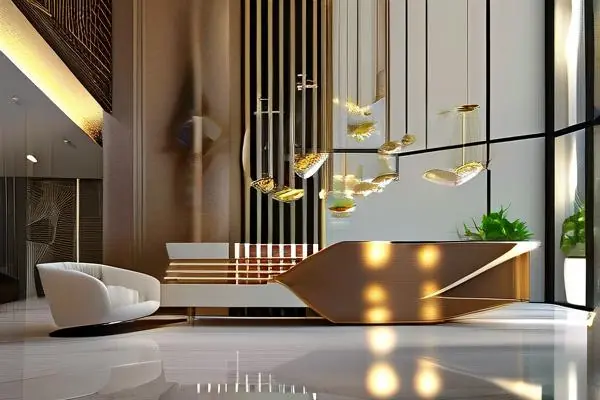 主題酒店大廳裝修效果圖展示