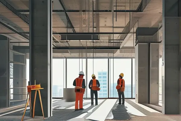 辦公室施工現場實景照片