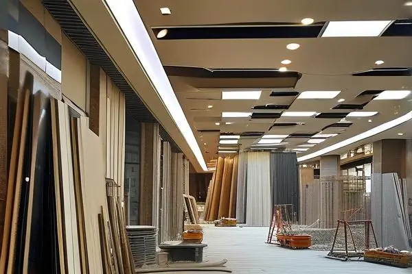 商場裝修施工現(xiàn)場