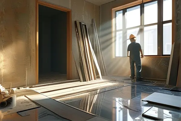 室內施工場景展示
