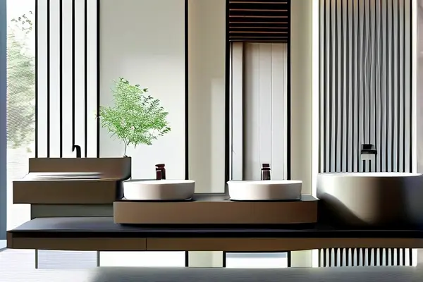 現(xiàn)代衛(wèi)生間臺盆展示