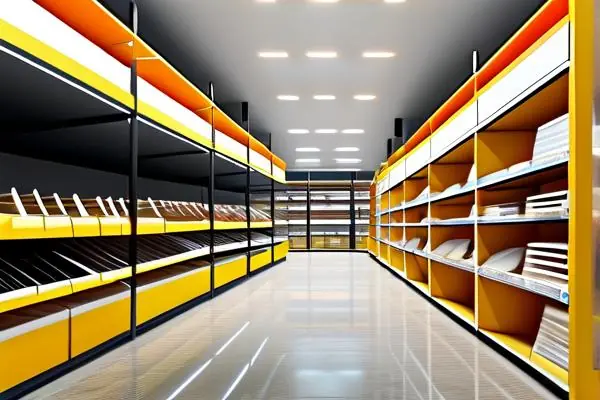 揚州建材市場內裝修龍骨展示區