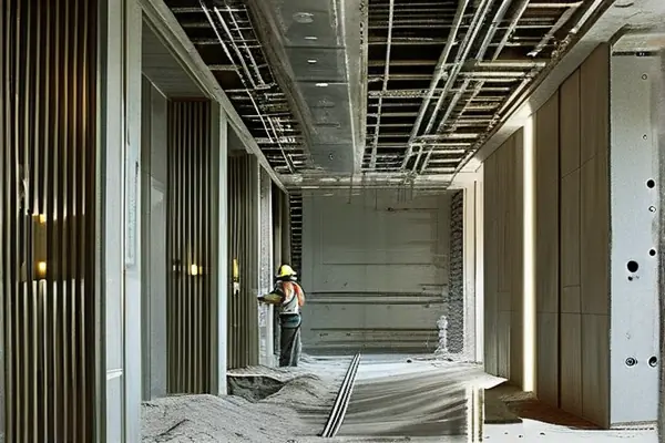 高檔會所水電施工現場