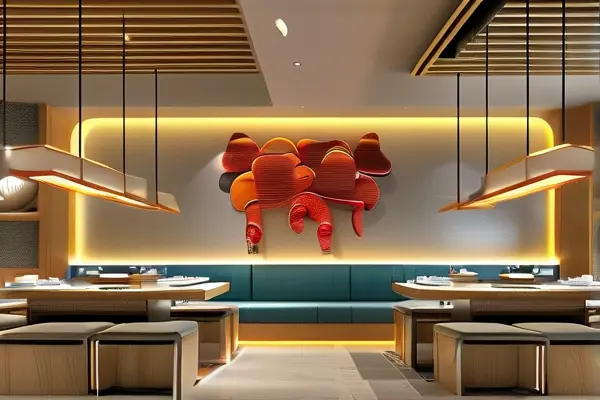 火鍋店裝修水電布局效果圖