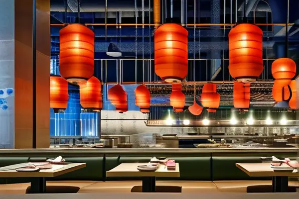 火鍋店裝修施工現場展示水電管線布局