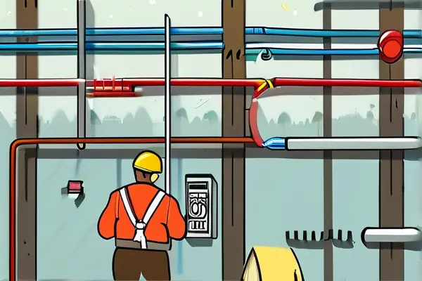 健身房裝修水電施工管線鋪設(shè)實(shí)景圖