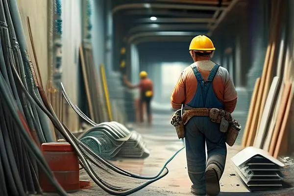 ktv裝修水電施工現(xiàn)場