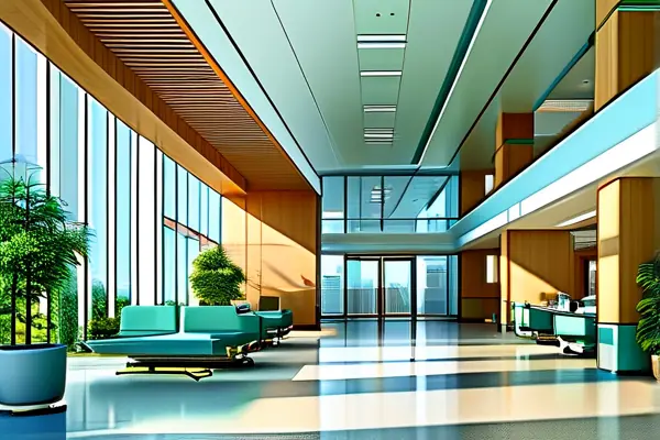 現代化醫院環保裝修實景圖