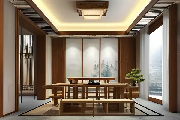 中式會(huì)所裝修效果圖