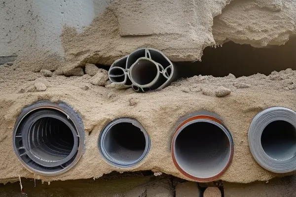 專業(yè)水電工進(jìn)行管線鋪設(shè)作業(yè)現(xiàn)場(chǎng)