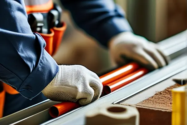 揚州家裝師傅現場演示PPR水管安裝工藝