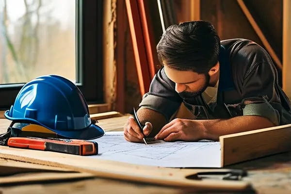 揚州家裝師傅現場規劃水電布線走法