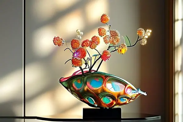鮑魚殼裝修工藝品在現(xiàn)代家居中的展示效果