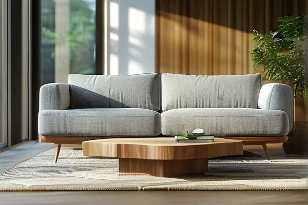 現(xiàn)代客廳布藝沙發(fā)搭配效果圖