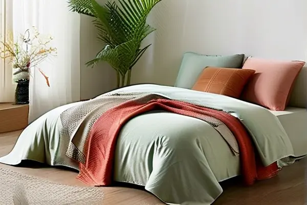 多種款式家裝布藝涼席展示