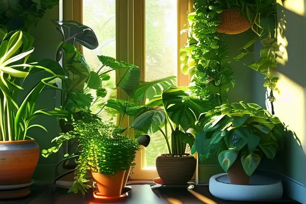 室內(nèi)凈化植物擺放效果圖