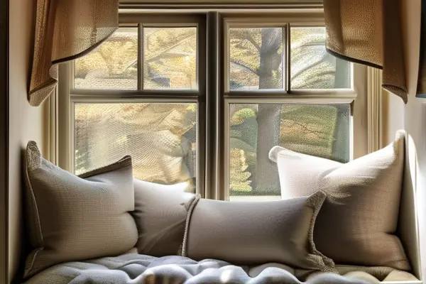 舒適溫馨的飄窗臺(tái)布藝設(shè)計(jì)