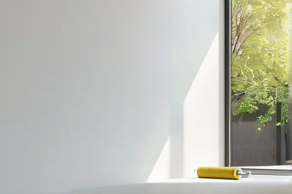 裝修師傅刷白色涂料