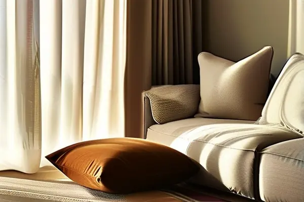 溫馨窗簾家裝布藝效果圖