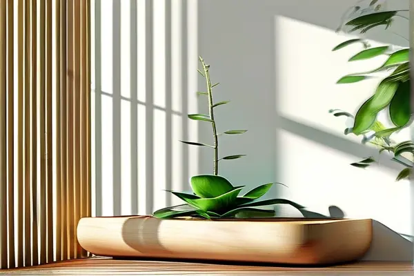 現(xiàn)代簡約風(fēng)格室內(nèi)凈化花架效果圖
