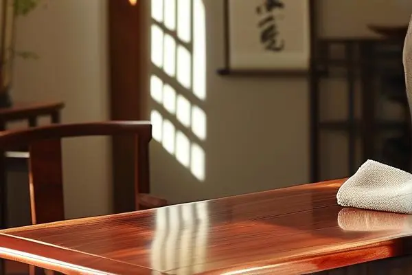 正確保養紅木家具的示范圖