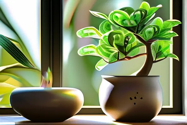 寓意吉祥的茂盛發(fā)財(cái)樹(shù)擺放在新家場(chǎng)景中