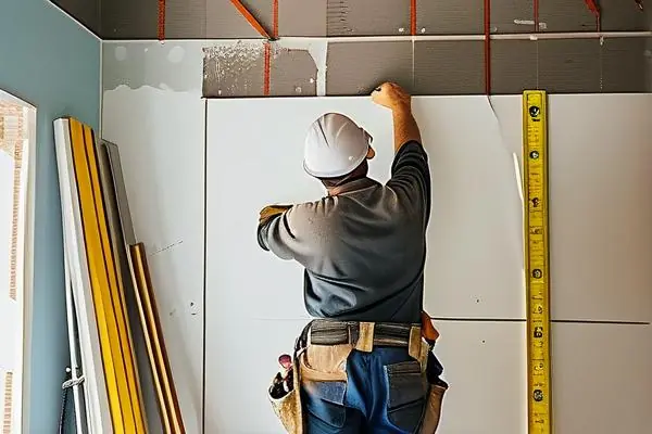 揚(yáng)州裝修師傅現(xiàn)場(chǎng)施工測(cè)量