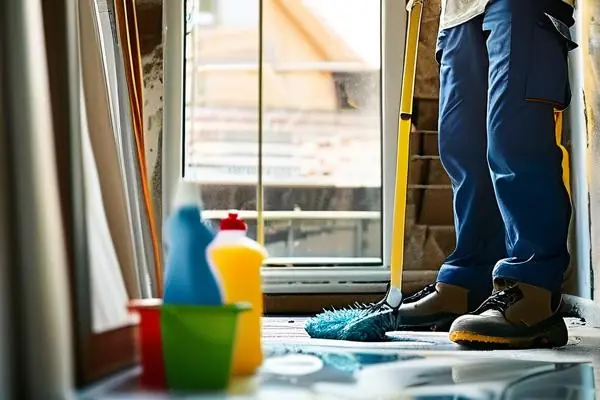 裝修保潔開荒清潔現場