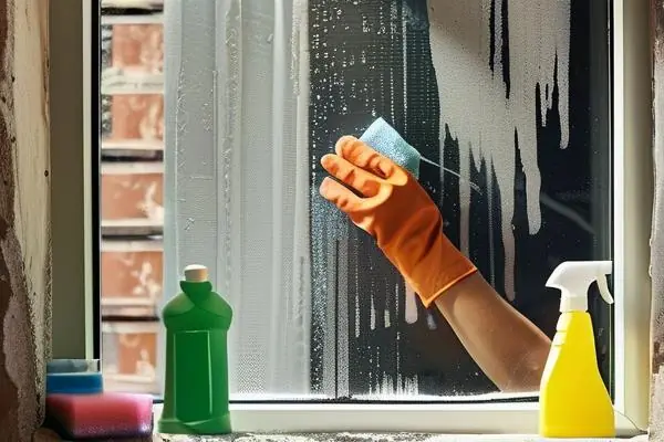 裝修后保潔服務(wù)現(xiàn)場工作照