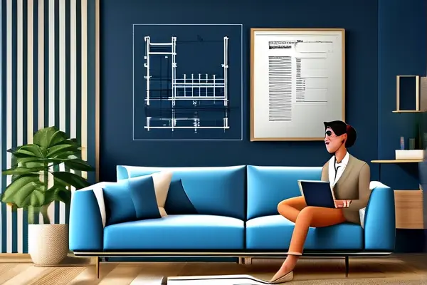 業主與裝修公司及銀行人員商討裝修貸款方案