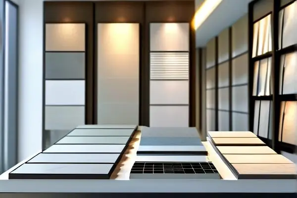 設計師展示瓷磚樣品