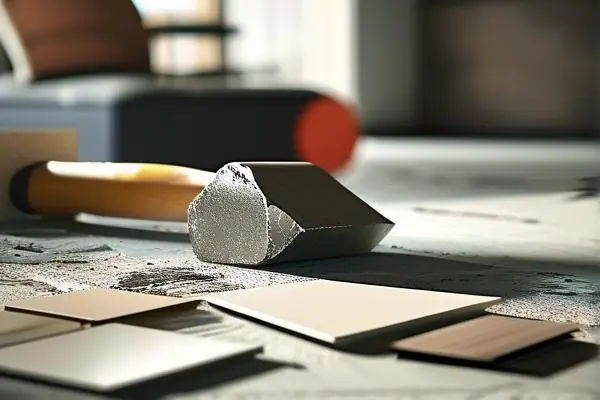 裝修師傅檢查瓷磚空鼓情況