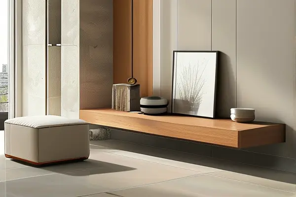 現代家居瓷磚與踢腳線搭配效果圖