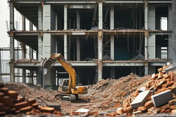 結構拆改施工現場