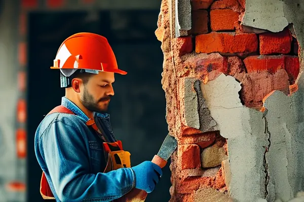 專業團隊進行舊房結構拆改施工實景