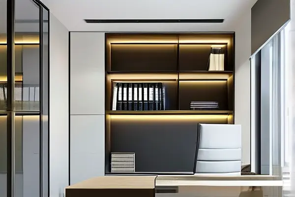 現代簡約風格的小型辦公室搭配效果圖