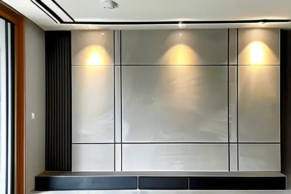 家庭裝修石膏板吊頂施工實(shí)景圖