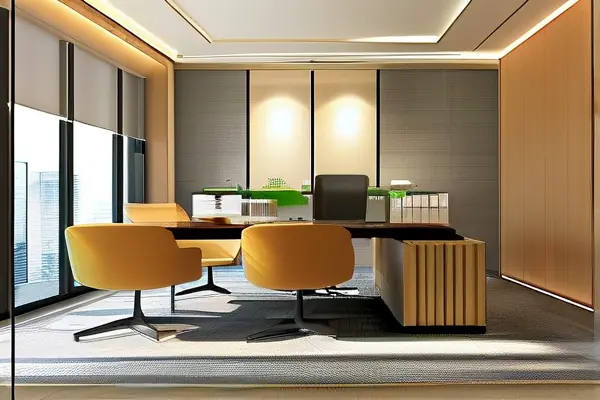 現代簡約風格辦公室裝修效果圖