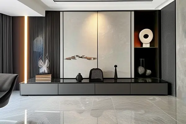 現(xiàn)代家居裝修施工現(xiàn)場展示