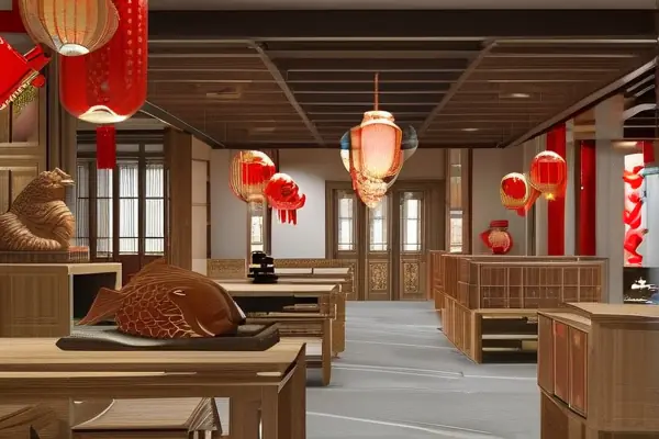 中式會(huì)所裝修風(fēng)水布局示例