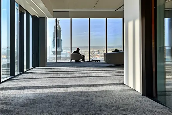 現代辦公室地毯實際使用場景