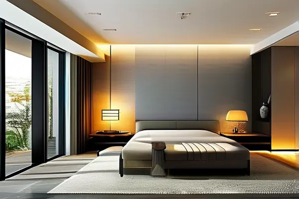 現代家居無主燈照明設計效果圖