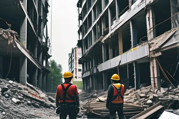 辦公樓拆除現(xiàn)場(chǎng)專業(yè)施工團(tuán)隊(duì)