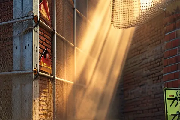 專業拆除團隊進行房屋結構拆除作業現場