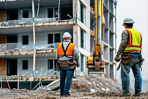 專業團隊進行酒店結構拆除作業