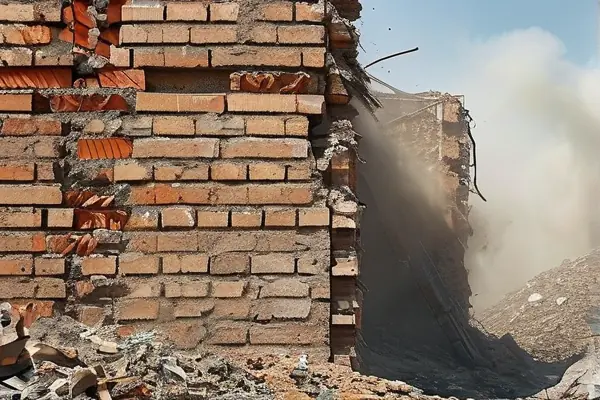 揚州舊房拆除施工現場實拍圖